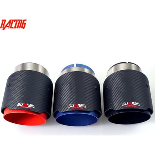 1 piece Carbon exhaust tips for Mazda CX-5 cx-4 cx-3 Mazda Axela Mazda ATENZA pipe modified decorative tailtip