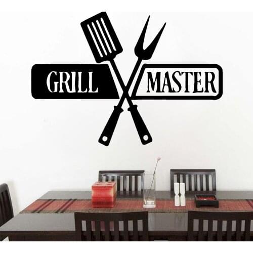 Beauty grill master Wall Sticker Removable Wall Stickers Diy Wallpaper Nursery Room Decor Wall Sticker For Kitchen