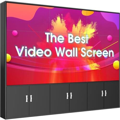DID 55 Inch 3.5mm Ultra Narrow HD 2x3 3x3 LCD Video Wall Display Video Wall Mount for Shopping Mall And Exhibition