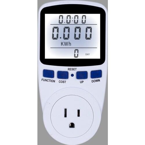 Direct selling American backlight power metering socket billing socket power monitor intelligent meter
