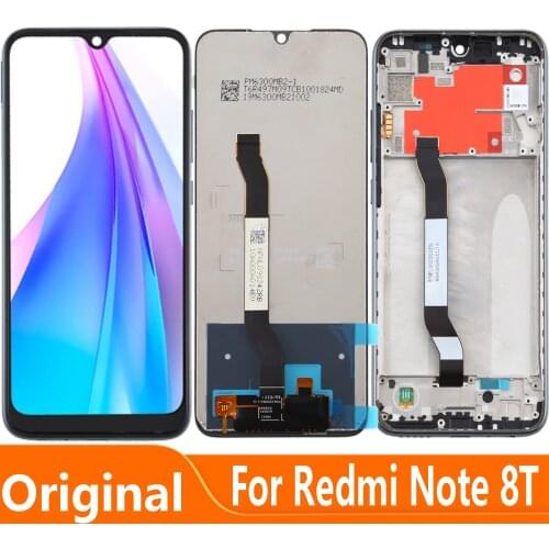 Display Replace 6.3" For Xiaomi Redmi Note 8T M1908C3XG LCD Touch Screen Digitizer Assembly