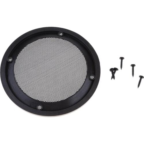 1 Set 128mm DIY Sound Box Grille Car Loud Speakers Protective Cover Nets Car Speakers Power Amplifier Decorative Circle