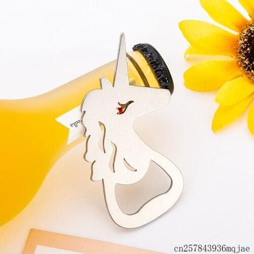 100pcs Unicorn Beer Bottle Opener Beer Opener Birthday Wedding Favor Party Gifts Souvenirs