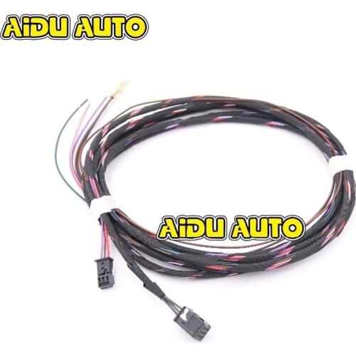 FOR VW Tiguan Jetta Golf MK6 Passat B7 Auto headlight Rain Wiper Sensor Dimming Anti Rear view Mirror Install Wire cable Harness