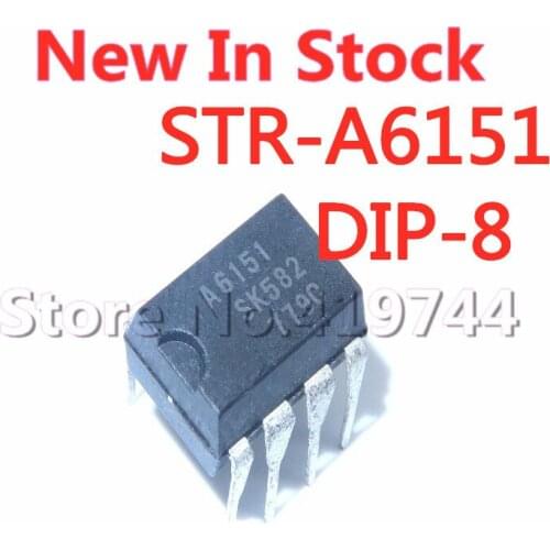 5PCS/LOT STR-A6151 A6151 DIP-8 DIP-7 LCD power management chip In Stock New Original