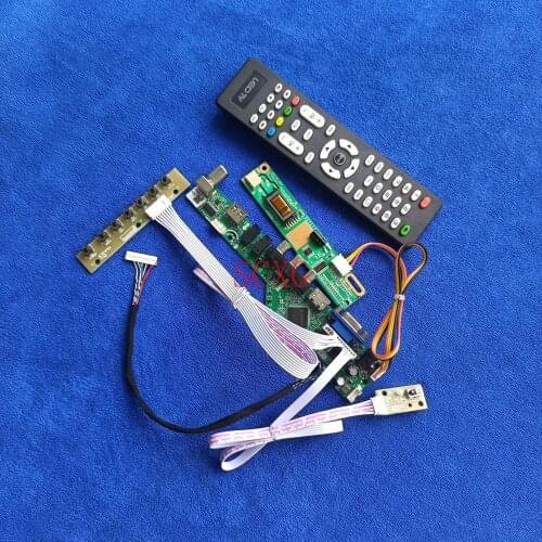 LVDS 20 Pin Fit LTD141EA9F/LTD141ECEF/LTM14C433E KitAnalog signal HDMI-compatible USB VGA 1024*768 1CCFL LCD matrix driver board