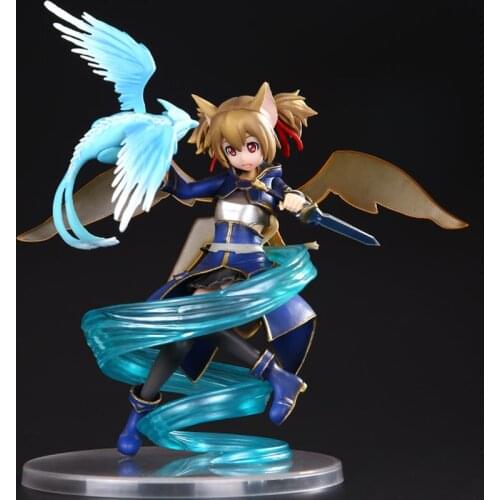 Anime Figure 20CM Sword Art Online II Silica ALO ver. Funny Knights Ayano Keiko 1/8 PVC Action Figure Collectible Model Toy