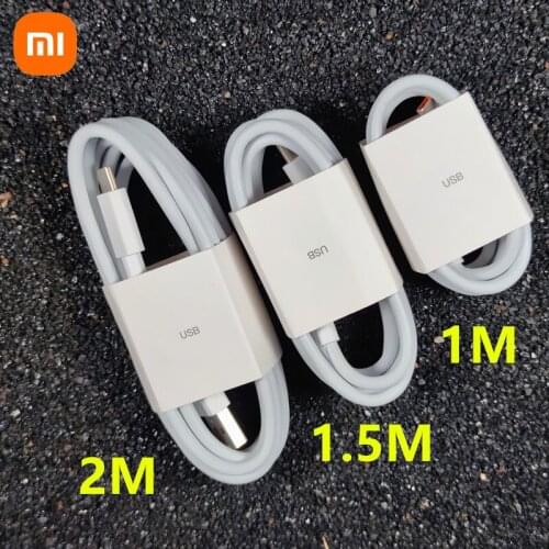 5A Cable Xiaomi Fast charger cable USB Type C Turbo charge For Xiaomi Remi note 9 pro MI 10 K30 POCO X3 NFC F2 PRO 9S