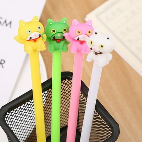 Lucky Cat Gel Pen 0.5mm Novelty Cute Pens Cute Stationery Writing Cartoon Gel Pens Student Kawaii Pen Kawaii School Supplies