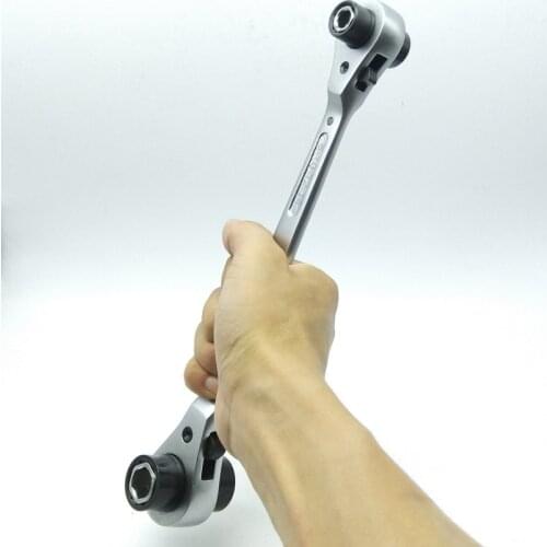 New 1Pcs 8Size 8-22mm Socket Wrench Tool Quick ratchet wrench Auto wrench tools Superior quality Multifunctional spanner