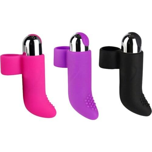 3 Colors New Finger Vibrating Massager For Women Breast Massage Stimulator for Health Care Game Toys Finger Massage