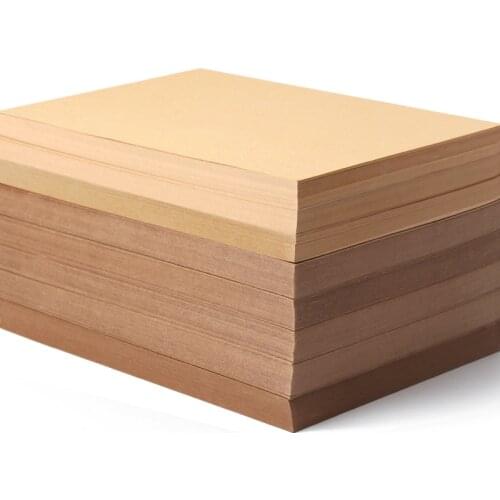 100 sheets 80G of kraft A4 paper cover kraft paper document cover paper painting paper printing paper