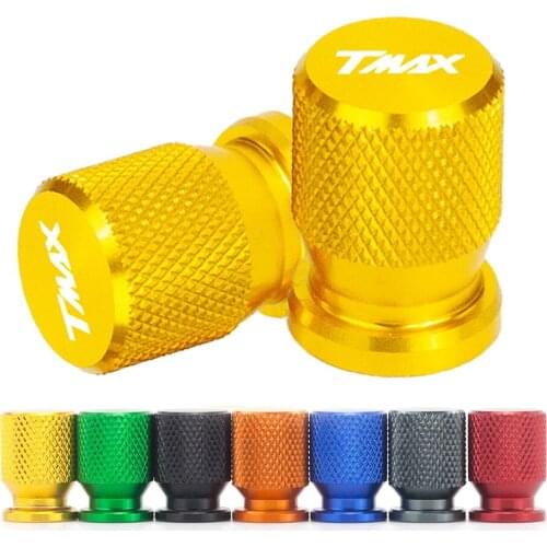 One Pair Motorcycle Aluminum Wheel Tire Valve caps For YAMAHA TMAX 530 SX/DX T-MAX TMAX 500 530 560 Tech Max 2019 2021 all year