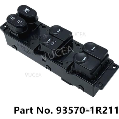 Main window regulator switch assembly For HYUNDAI (HS) NEW ACCENT Verna SWITCH ASSY-P/WDO MAIN 935701R211 93570-1R211
