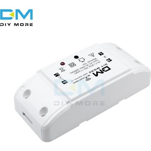 Remote WiFi Wireless Switch For Smart DIY With ABS Shell Mobile APP Timer Socket AC90-250V 50/60Hz Maxload 10A IEEE 802.11 b/g/n