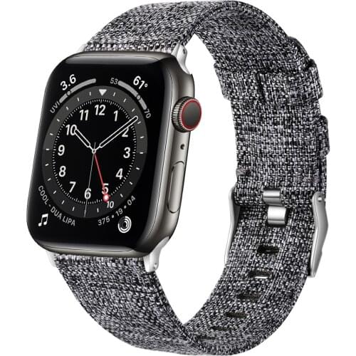 For apple watch band series 5 6 se 44mm 40mm strap for iwatch 4 3 2 42mm 38mm Soft Woven Fabric bracelet men women watchbands