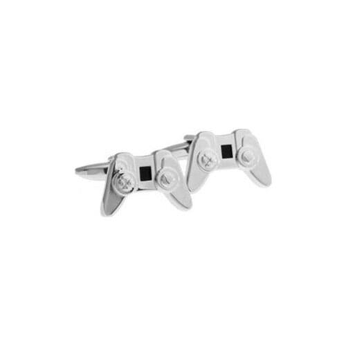 Siver Game Handle Cufflink Cuff Link 4 Pairs Wholesale Free Shipping