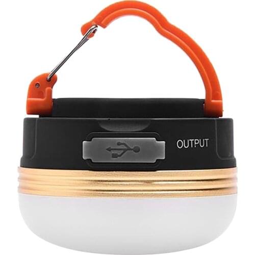 LED Camping Lantern Rechargeable Mini Rechargeable Tent Light USB Rechargeable for Emergency Outdoor Power Outage Hiking