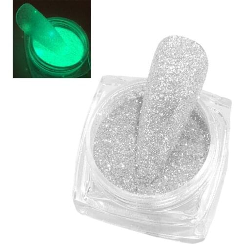 Nail Art Luminous Super Bright Fluorescent Night Powder Color Nail Powder Art Art Decoration Changing Powder Nail C8L6