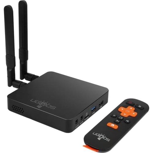 UGOOS AM6 Plus S922X-J with 12nm 2.2G HZ,Quad core ARM Cortex-A73 and dual core ARM Cortex-A53 CPU 4+32GB Android TV BOX