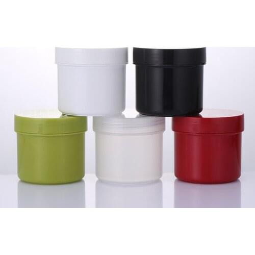 150g Empty Plastic Cream Jar With Big Mouth Open For Health Body Care Scrub Foot Cosmetic Package Refillable Bottles