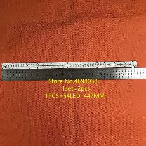 2set=4Pieces/lot LED strip for E329419 K4475CS K4476CS LK400D3LB23 54LED 447MM