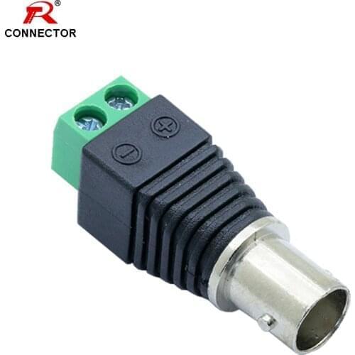 4PCS BNC female jack 2 ways AV Terminal, BNC AV Balun Terminal Connector