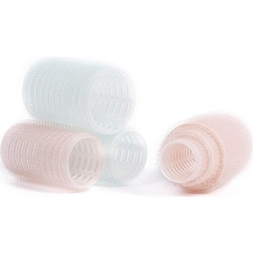 6Pcs/Set Hair Rollers Curlers Bangs Self-Adhesive Hair Volume Hair Curling Styling Tool for Women Girls DIY Makeup Tools