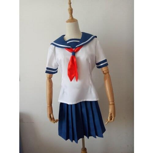 Anime! Yandere Simulator Ayano Aishi Yandere-Chan JK School Uniform Halloween Cosplay Costume Lovely Sailor Suit Daily Dress