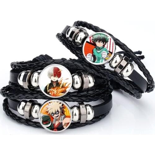 My Hero Academia Bracelet Boku No Hero Cosplay Props Todoroki Shouto Midoriya Bakugo Katsuki Bakugo Asui Tsuyu Ochako Bracelets