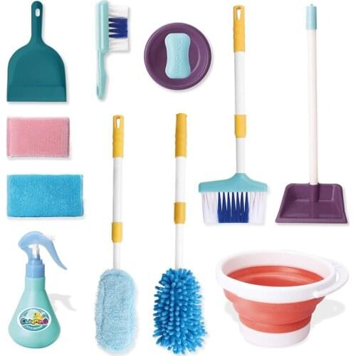 Pretend Play Kids Toddler Simulation Kitchen Housekeeping Mini Cleaning Toy Set for Kids and Toddler
