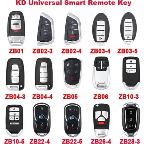 KEYDIY Universal KD Smart Remote Key ZB01 ZB02-3 ZB02-4 ZB03 ZB04 ZB05 ZB06 ZB10 ZB22 ZB26 ZB28 for KD-X2 KD900 Mini KD Key Tool