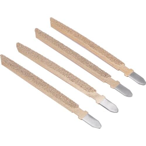 Vacuum Brazed Diamond Jigsaw Blade Very Fast Cutting Speed And Long Life Diamond Jig Saw Brazed Saw Blade Artificial Stone Cutti