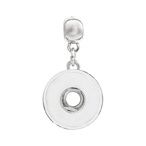 Hot sale PJ1015 Simple 10pcs charm snap Pendant fit 18mm charm snap buttons fashion snap jewelry wholesale