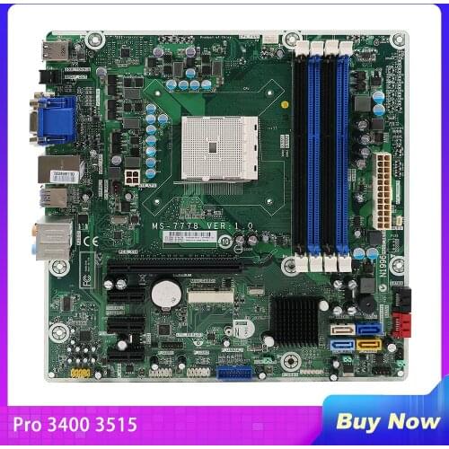 For HP Pro 3400 3515 Desktop Motherboard MS-7778 700846-001 696333-001 FM2 Perfect Test