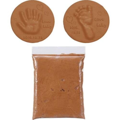 C5AC Air Drying Soft Clay 20g/Bag Baby Ornament Keepsake Handprint Footprint Imprint Kit Casting Parent-child Hand Inkpad
