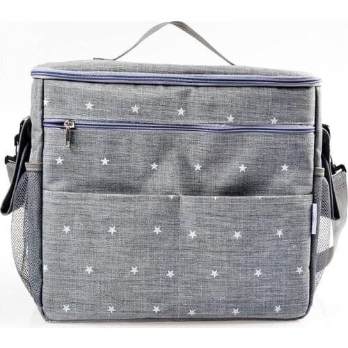 Newborns Out Diaper Printed Storage Bag Backpack Portable Bottle-insulated Mummy Bag Baby Necessities Out Bag