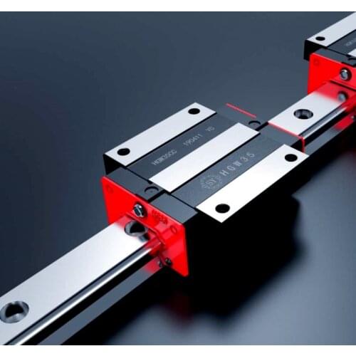 Precision rail 1PC HGH30 Linear guide + 2PCS HGH30CA Block or HGW30CC Flange Block L 400 500 600 700 800 - 1500 mm for CNC