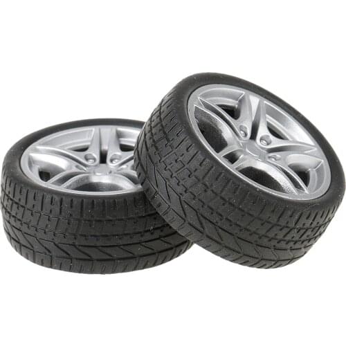 2pcs 40/48mm Durable Rubber Wheels Toy Tyres DIY toy for RC Car Model Making