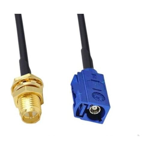 RP-SMA Female to Fakra C Female Connector Extension RG174 Cable