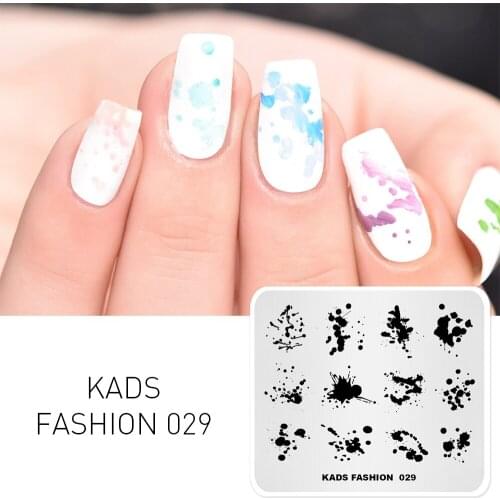MISSGUOGUO Nail Stamping Template Fashion Ink Patterns DIY Nail Designs Stamping Polish Manicure Stamper Plate Tool