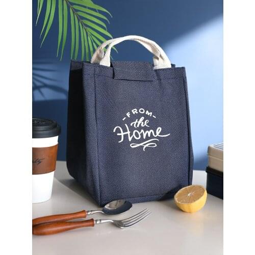 Cute Portable Lunch Bag New Thermal Insulated Lunch Box Tote Cooler Bag Bento Pouch Lunch Container School Food Storage Bags