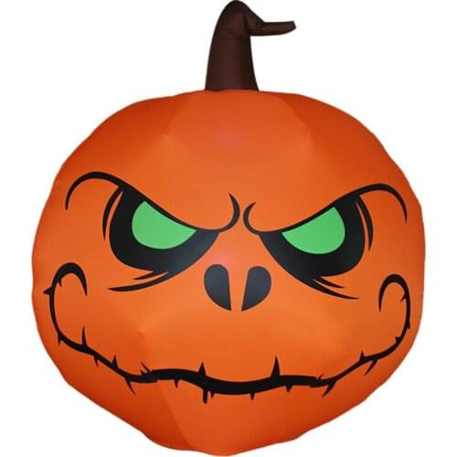 Halloween Light Up Inflatable Pumpkin Ghost Decorations with LED Lights Yard Halloween Home Holiday Indoor US-Plug