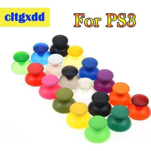 Cltgxdd 2pcs Joystick Stick Cap Mushroom Head Rocker Caps Grip Cover Replacement For Sony PS3 Game Controller