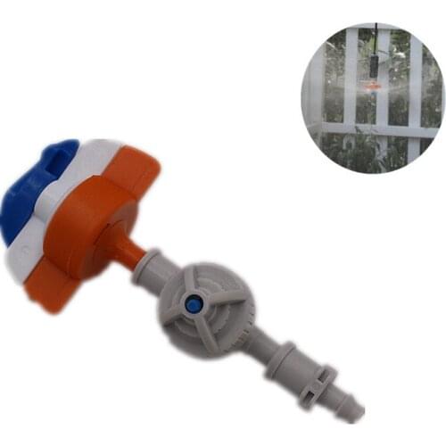 Fast Shipping 20PCS Rotary Sprinkler With 1/4" Antileak Hanging Micro Sprayer Atomized Spray Irrigation Micro Drip Fitting