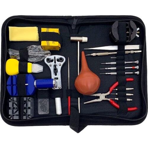 39pcs Watchmaker Watch Repair Tool Kit Watch Link Pin Remover Case Opener Spring Bar Horlogemaker Gereedschap Repair Tools Set