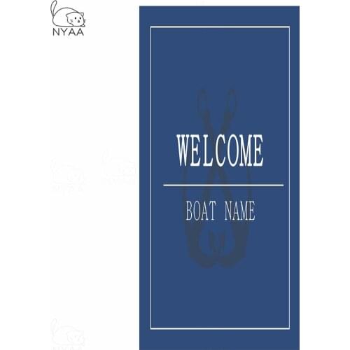 Nautical Style Microfiber Print Bath Towel Hotel Quick Dry Towels Absorbent Soft For Outdoor Beach Swimming