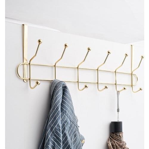 No Punching on The Door Hanger Bedroom Door Rear Door Clothes Hook Toilet Hanger Door Back Type Row