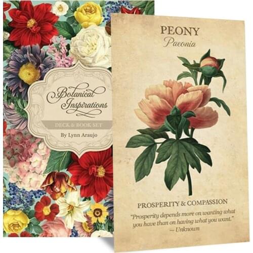 Botanical Inspiration Oracle Cards,educational Toys, A Good Interactive Game Toy For Family Gatherings And Friends Gatherings