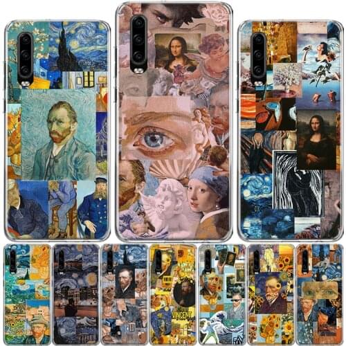 Van Gogh Oil Painting Art Phone Case For Huawei P40 P30 P20 P10 Mate 10 20 30 Lite Pro P Smart Z 2018 Plus 2019 Cover Shell Coqu